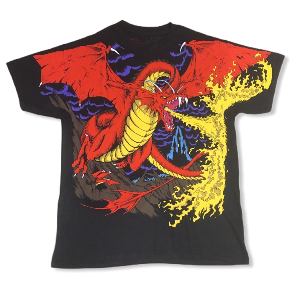 New Liquid Blue Dragon Knight 2-Sided Print Size L